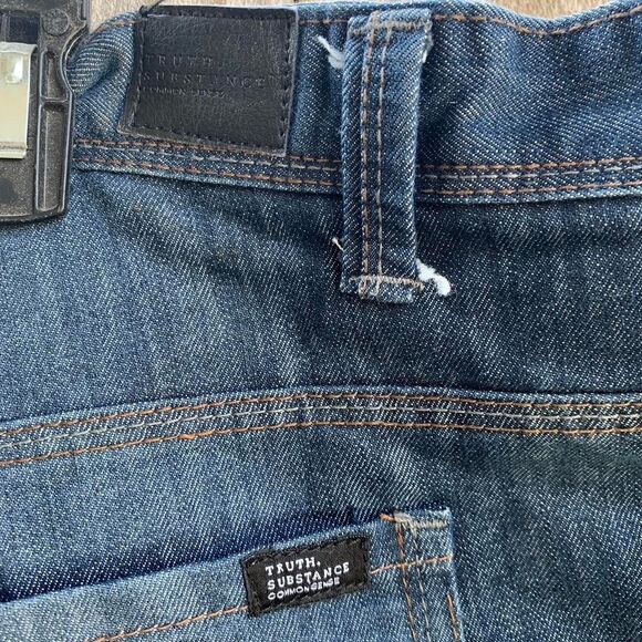 Truth Substance Men's Navy and Blue Jeans Size W46 L30 - Picture 3 of 8